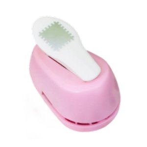 Magideal - Perforadora De Papel Para Tarjetas Troqueladora De Borde Filatélico Herramienta De Corte Para Álbumes Punzón Para Decoración Artesanal Mecanismo Suave Rosa