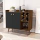 thumbnail image 3 of Mueble Arrimo Bar Estilo Retro Canela Negro, 3 of 7