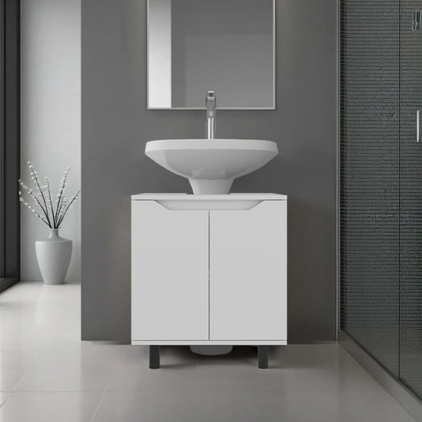 Mueble Para Lavamanos Marlo 2 Puertas Blanco