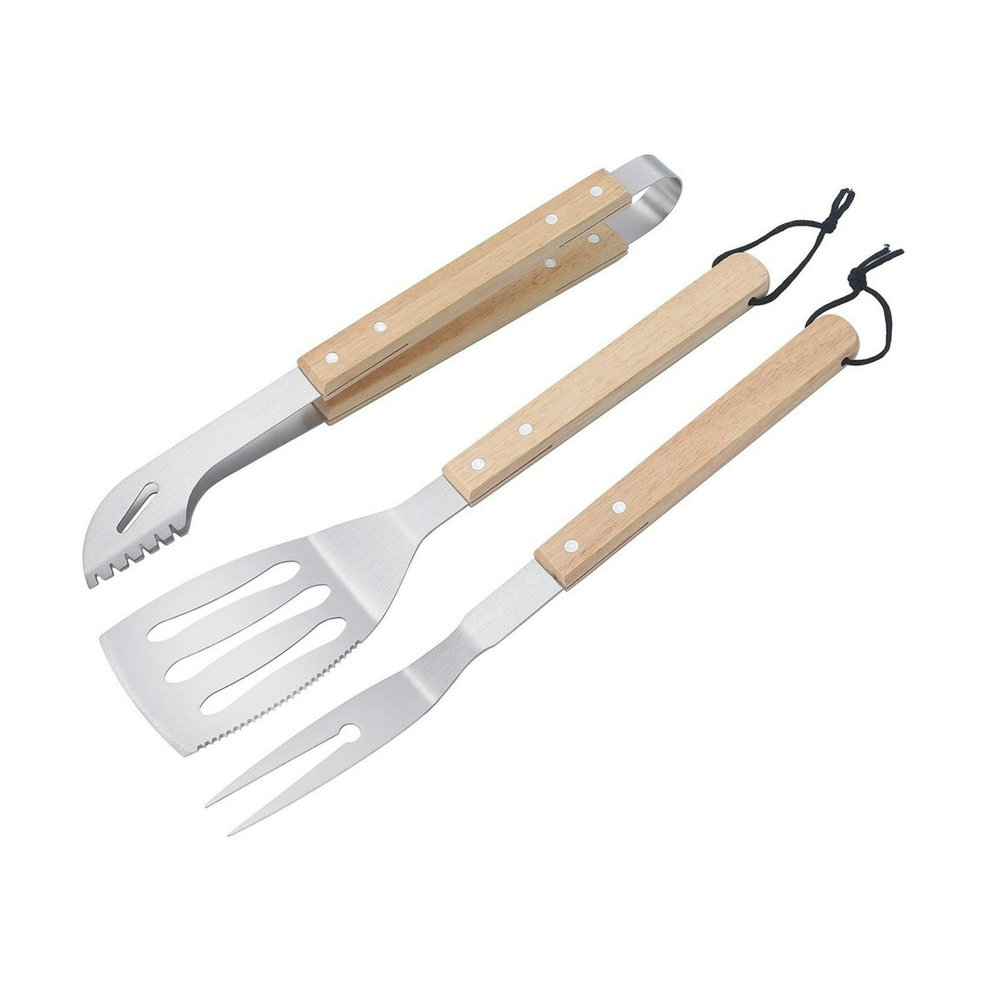 Fontina - Set De Parrilla 3 Piezas Acero Inoxidable