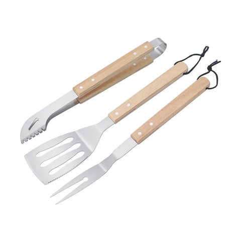 Fontina - Set De Parrilla 3 Piezas Acero Inoxidable