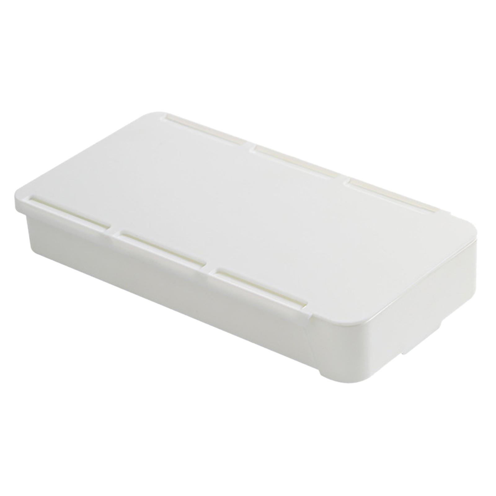 Bothyi - Cajón De Almacenamiento De Escritorio Multifuncional Almacenamiento Portátil Para La Escuela Blanco