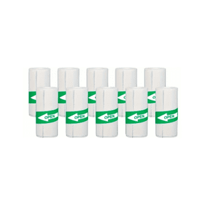 Genérico - Pack 10 Rollos Adhesivos Para Mini Impresora Stickers Blanco