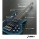 thumbnail image 3 of Bajo Eléctrico Azul Fiddler + Amplificador 20 W, 3 of 9