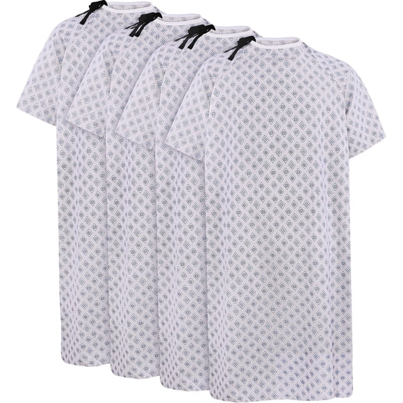 Batas de hospital Utopia Care, unisex, extralargas, paquete de 4 unidades, 2XL