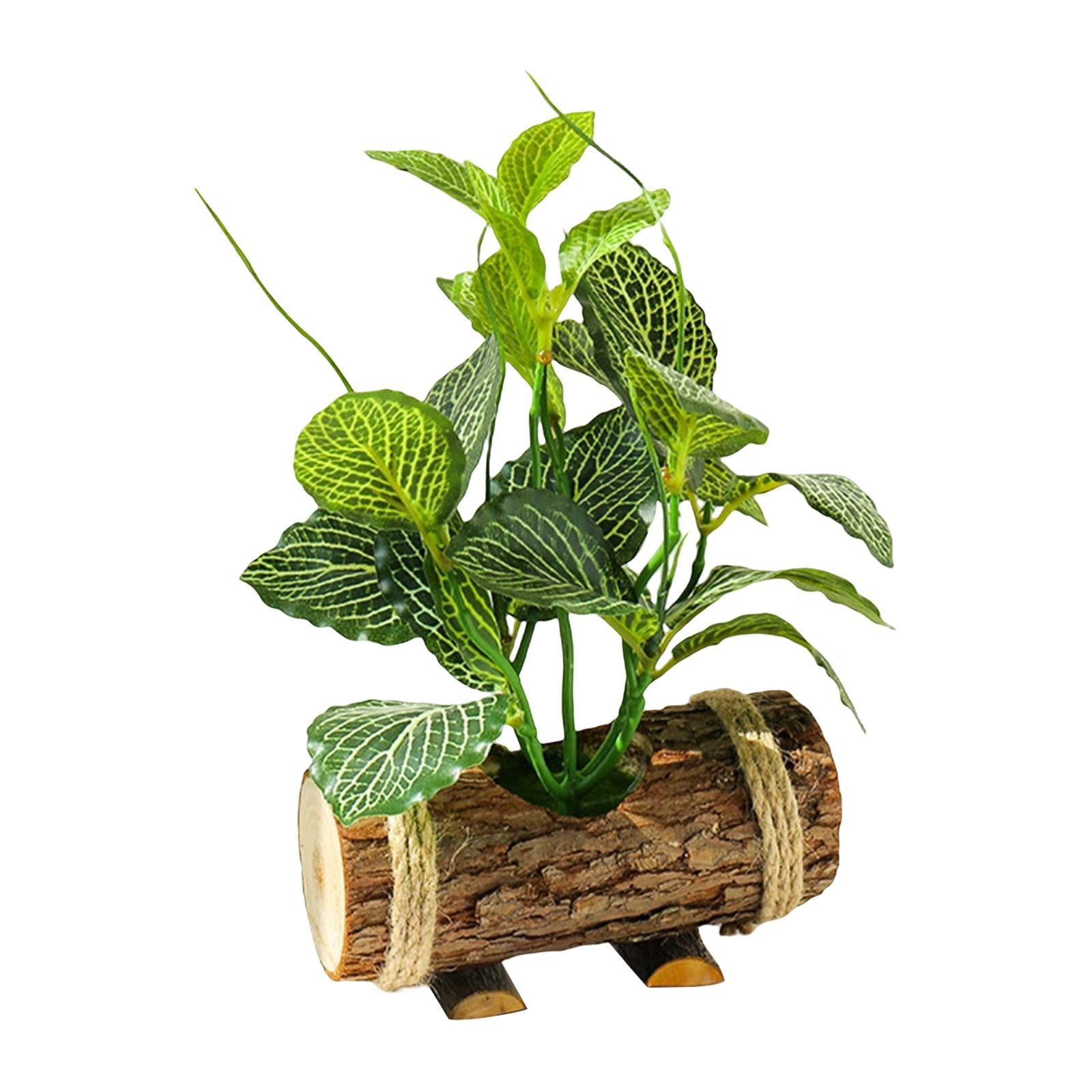 Bothyi - Plantas Verdes En Macetas Artificiales Plantas En Macetas Pequeñas Para Estante Farmhouse Style V