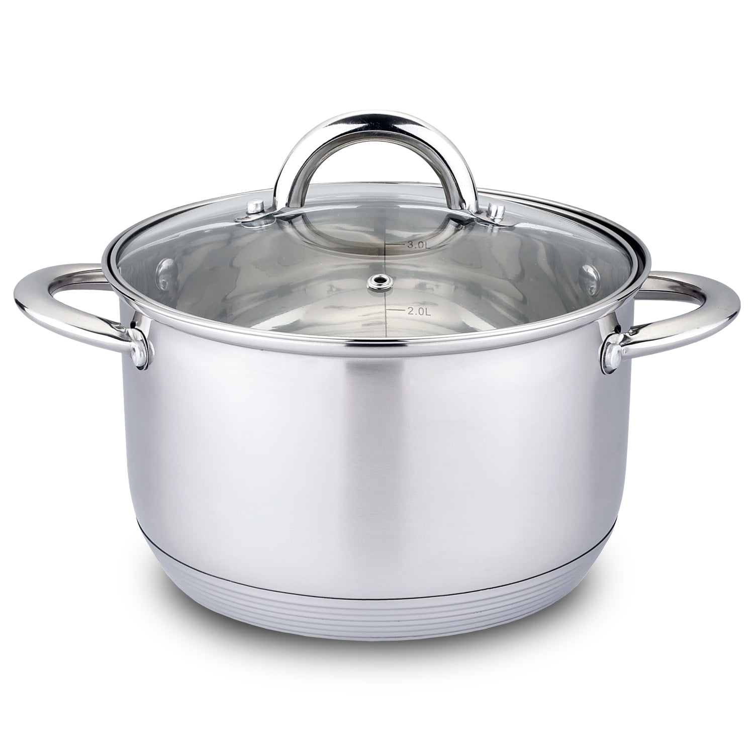 Haus Roland - Olla De Acero Inoxidable 24 Cm 6.1 Lts