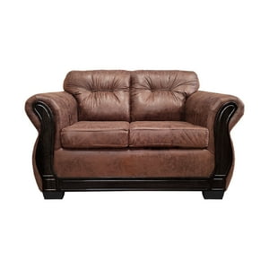 América Decora - Sofá Con Resorte Estructural 2 Personas Taurus Envejecido Terracota