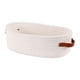 thumbnail image 2 of Cesta De Algodón Tarcha Tejida Organizador De Baño Bin Para Sala De Estar Gabinete Casero White, 2 of 5