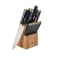 thumbnail image 1 of Juego de Cuchillos de Cocina Martha Stewart Lockton de 16 Piezas con Bloque, 1 of 6