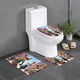 thumbnail image 1 of Juego de Alfombras de Baño de Terciopelo Coral Zootopia Desmarcar 3 Piezas, 1 of 6
