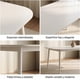 thumbnail image 4 of Mesa De Comedor Jacinta Simple  Minimalista 120x70x75cm Blanco, 4 of 8