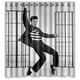 thumbnail image 1 of Cortina de ducha de Elvis Presley Dancing con ganchos (66 x 72 pulgadas), 1 of 3
