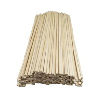 Bothyi - 100 Uds. Palos Cuadrados Sin Terminar Tallados Para Manualidades Modelo De Avión Decoración Del Hogar