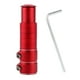 thumbnail image 2 of Extensor De Eje De Horquilla De Bicicleta Adaptador De Altura De Manillar De Bicicleta Para Bicicleta De Montaña Rojo 13cmx3.5cm, 2 of 5
