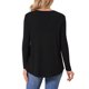 thumbnail image 3 of INSPIRE CHIC Camiseta de Manga Larga con Cuello Redondo para Mujer, Cómoda y Elegante, Uso Diario Casual, Talla S, Color Negro, 3 of 6