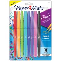 Set 8 Marcadores Flair Doble Punta Paper Mate Surtidos