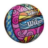 Voleibol Wilson Graffiti Rosa/Azul/Amarillo, Talla Oficial