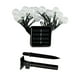 thumbnail image 2 of Guirnalda De Luces Solares Navideñas Para Exteriores, Luz Solar Para Patio, Césped, Jardín, árbol, 20 Bombillas, Color Blanco, 2 of 3