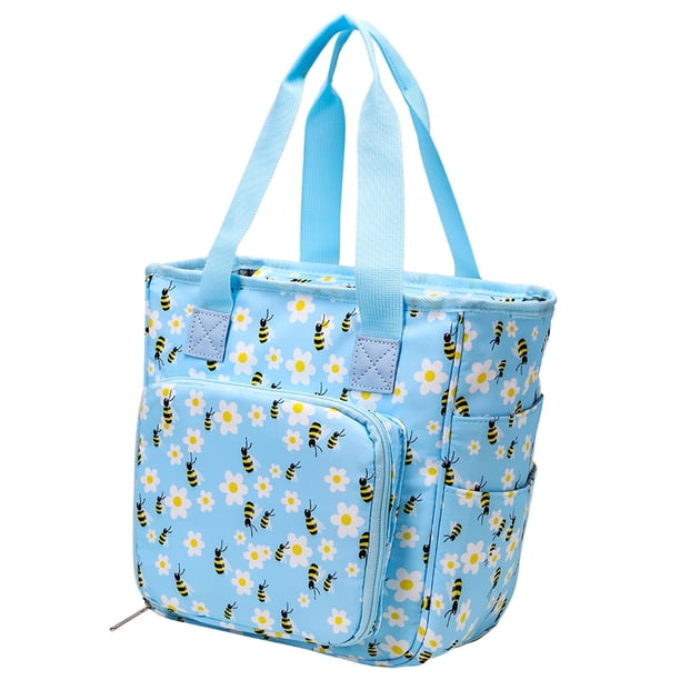 Bolsa Organizadora Para Tejer, Solo Suministros De Costura, Bolsa De Mano De Ganchillo Resistente