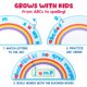 thumbnail image 3 of Alphabet Puzzles Educational Insights ABC Arc Mat Alpha Magnets, 3 of 6