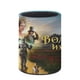 thumbnail image 3 of El Mago de la Ciudad Esmeralda-theme Cylinder Pen Holder Pencil Organizer with Flannel Lining PVC Leather Material Cardboard Base for study work 10*8CM, 3 of 6
