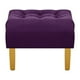 thumbnail image 5 of Sofa Retro 3c + 2 Pouf Felpa 01 Morado, 5 of 6
