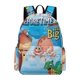 thumbnail image 1 of En Tierra de Dinosaurios-theme Backpack, Campus style schoolbag Bookbag with Adjustable Shoulder Straps And Large Zip Compartment, Unisex Travel Bags.42x30x15cm, 1 of 6