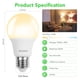 thumbnail image 2 of Bombillas LED BUBO A19 de 5 W (equivalentes a 40 W), 2700 K, 550 lm, E26, 24 unidades, 2 of 9