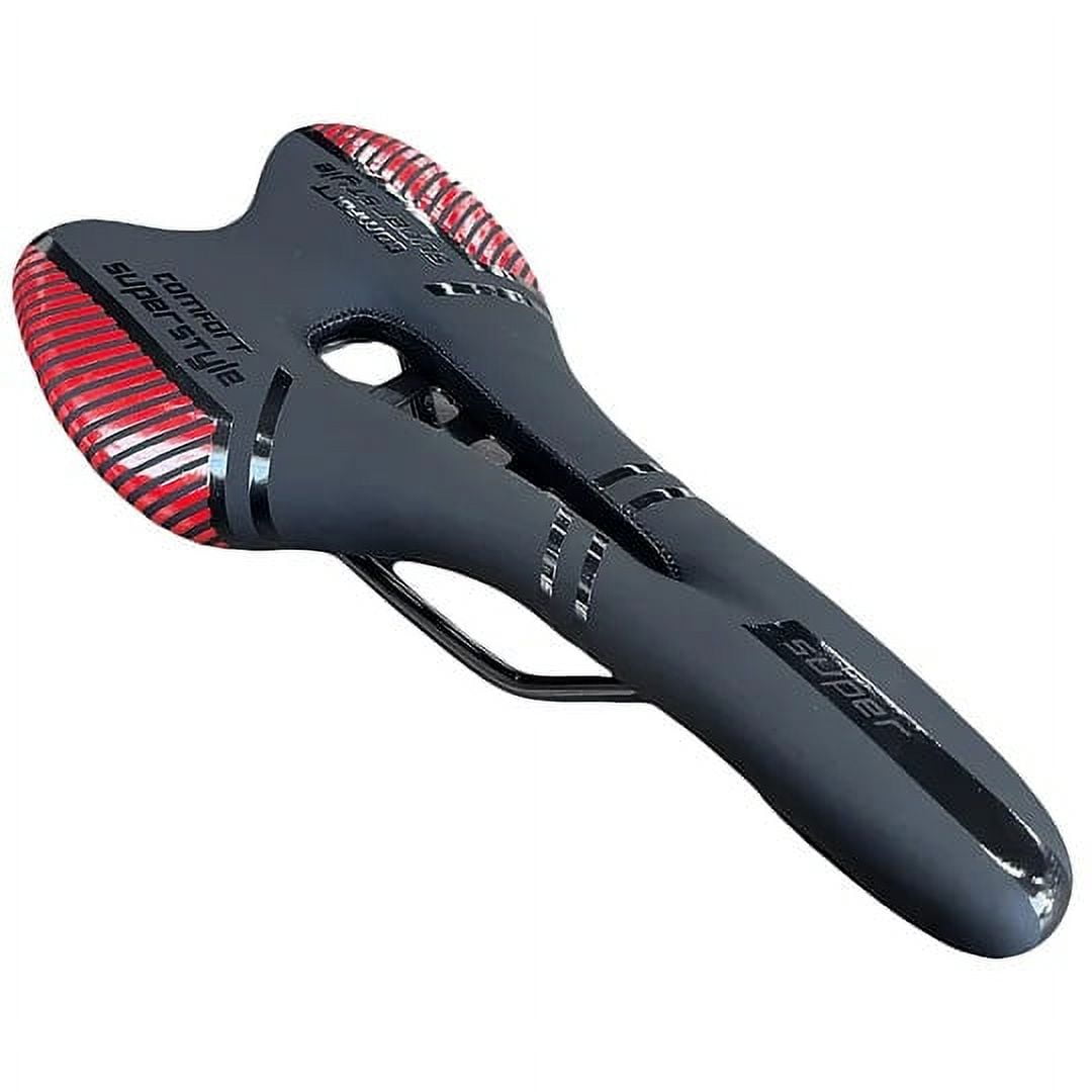 Bitteli - Asiento Super Style Confort Antipros Negro Lineas Rojas