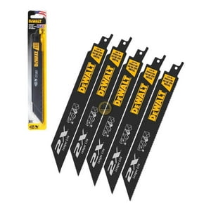 Set 5 Hojas De Sierra Sable Dewalt Dwa4188 Amarillo