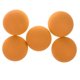 thumbnail image 1 of 2.5 '' eva ball bouncy balls soft foam balls pet kid toys paquete de 5 naranjas, 1 of 5