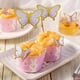 thumbnail image 5 of Decoración de pastel de mariposa, Decoración de pastel de mariposa de oro metálico de feliz cumpleaños, Decoración de pastel de feliz cumpleaños, 5 of 7
