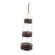 thumbnail image 2 of Cesta de fruta colgante para debajo del gabinete, cesta organizadora tejida de 3 niveles, macetas colgantes para plantas, cesta de fruta colgante para, 2 of 5
