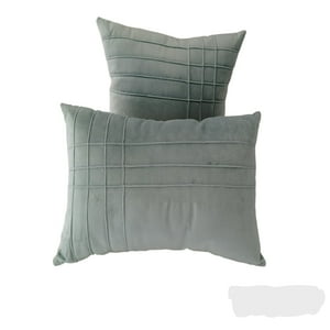 Gios - Pack 2 Cojines Decorativo Alforza Menta