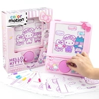 Horizon Group Usa - Tableta Animada Para Colorear Hello Kitty Con 20 Insertos De Diseño