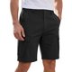 thumbnail image 1 of INSPIRE CHIC Pantalones Cortos Cargo de Cintura Elástica con Múltiples Bolsillos para Senderismo y Pesca XL Negro, 1 of 5