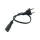 thumbnail image 1 of Cable Adaptador De Corriente De 1 Pie Eu Macho A IEC320 C7 10A Corto Para Computadora Portátil PC, 1 of 5