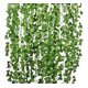 thumbnail image 1 of Pack 12 Guirnaldas de Hiedra Artificial 230 cm Enredadera Colgante Verde, 1 of 4