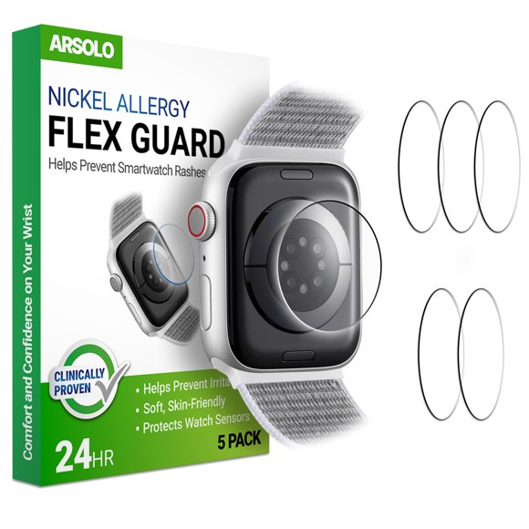 Protector de pantalla Arsolo 44/45 mm Pack de 5 Nickel Guard