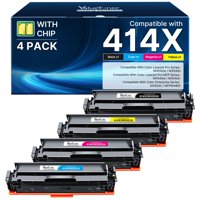 Cartuchos De Tóner Valuetoner 414X, Paquete De 4 Unidades, De Alto Rendimiento, Para Hp Mfp M479Fdw