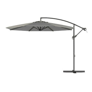 Vincenzi - Quitasol Lateral 3X3Mt Sombrilla Terraza Sol Lluvia Gris