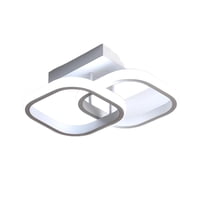 Genérica - Lámpara Techo Moderna Led Colgante Blanco Para Baño Y Sala 3 Modos