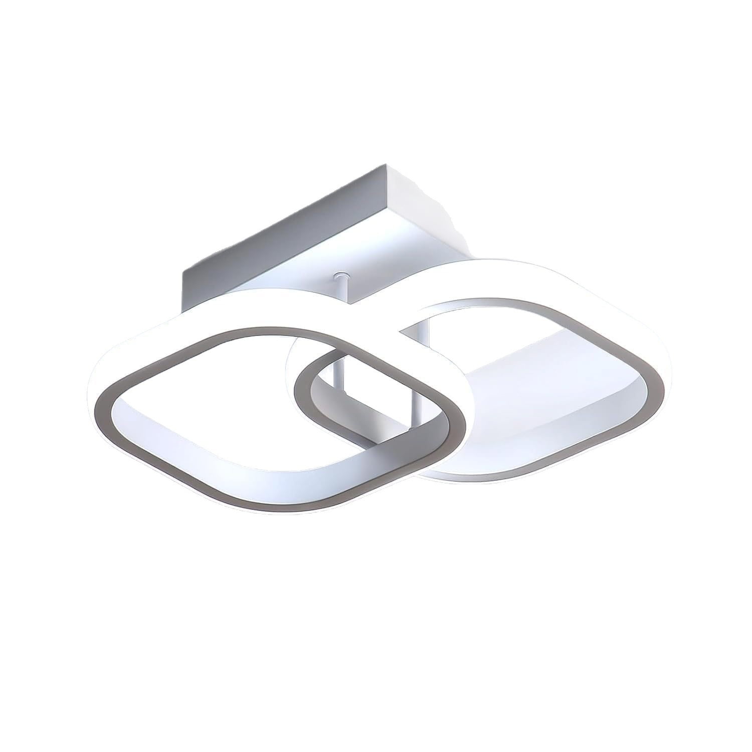 Genérica - Lámpara Techo Moderna Led Colgante Blanco Para Baño Y Sala 3 Modos