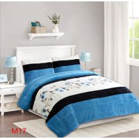 Genérico - Cobertor Chiporro King - Celeste Blanco Finlandia M17