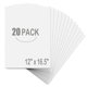 thumbnail image 1 of Placa de espuma EPHECH White, paquete de 20 unidades, 30 x 42 cm, 5 mm de grosor, 1 of 7