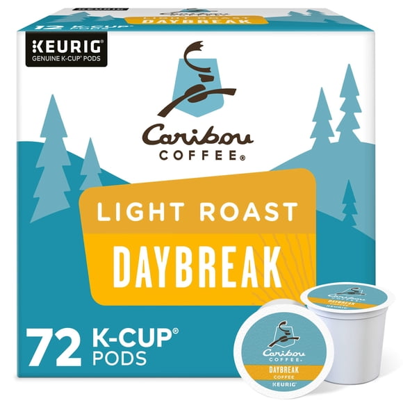 Café Caribou Daybreak tueste claro, 72 cápsulas K-Cup