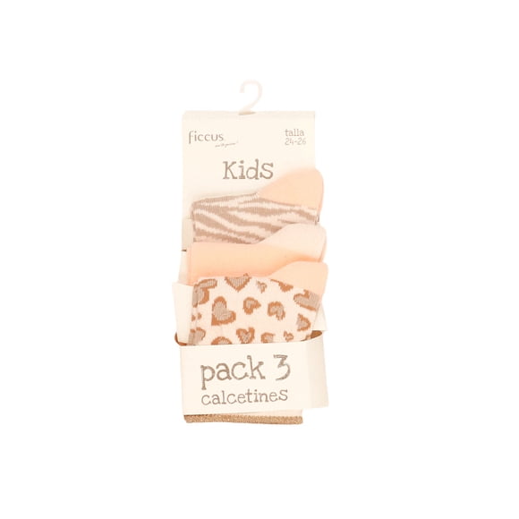 Pack 3 calcetines kids niña ficcus