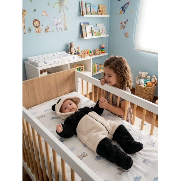 Pijama para Bebé Enterizo Térmica Suave 3 a 6 Meses.