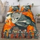 thumbnail image 2 of Kaiju No.8 Face on print Soft Bed Set Lightweight 3 Pieces Bedding Sets for All Season Comforter Set Easy Care, 2 of 5
